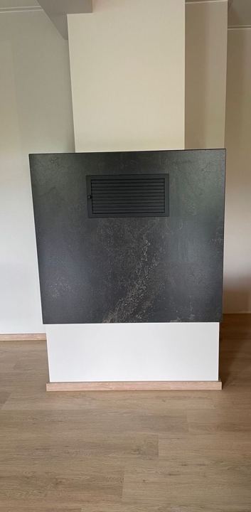 Kaminverkleidung in Steinoptik – Großformatplatten